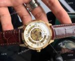 Patek Philippe Skeleton Yellow Gold Diamond Watch Best Replica